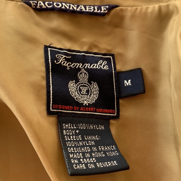 Faconnable Olive Green Bomber Jacket - size medium - Picture 10 of 10